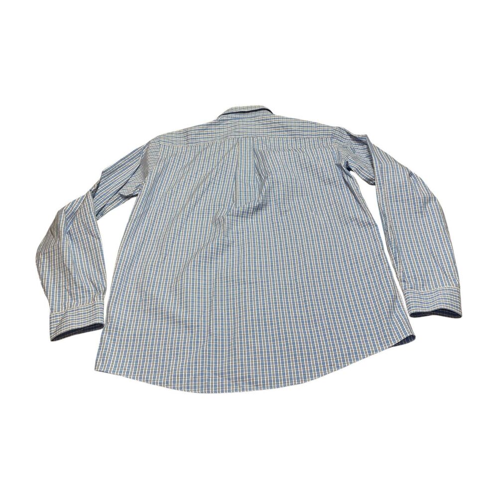 L.L.Bean Dress Shirt Men's 15.5 Multicolor Plaid Cotton Traditional Fit Formal - Picture 2 of 6